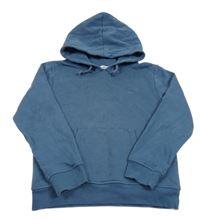 Tmavomodrá mikina s kapucňou