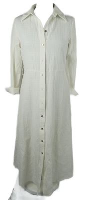 Dámské smetanové vzorované košilové midi šaty Zara