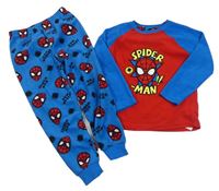 Modro-červené fleecové pyžama so Spidermanem Marvel