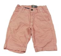 Červeno-bílé pruhované kraťasy H&M