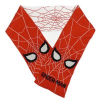 Červená vzorovaná šála se Spidermanem Marvel