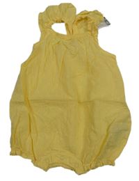 Nové - Žlutý kraťasový overal H&M