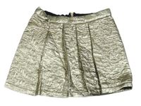 Zlatá skladaná sukňa Lottym