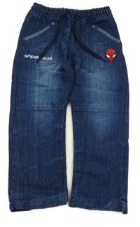 Nové - Tmavomodré rifle se Spidernamen Marvel