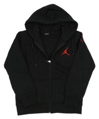 Černá propínací mikina s kapucí Air Jordan