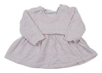 Bílo-růžové puntíkaté šaty H&M