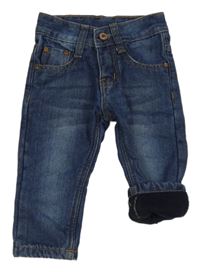 Tmavomodré podšité rifle Loddlking