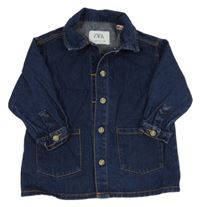 Tmavomodrá riflová bunda Zara