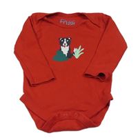 Červené body s pejskem Frugi 