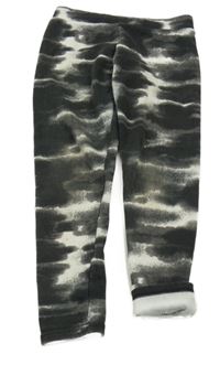 Sivo-biele vzorované zateplené legíny Primark