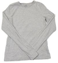 Sivé melírované tričko H&M