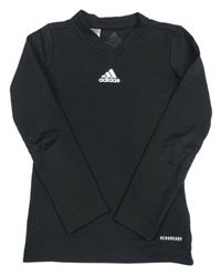 Černé thermo triko s logem Adidas