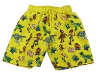 Žlté plážové kraťasy s Toy Story PRIMARK