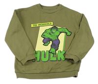 Khaki mikina s 3D HULKEM M&S