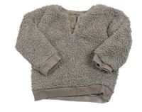 Sivá huňatá mikina George