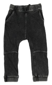 Černé šisované turecké tepláky H&M