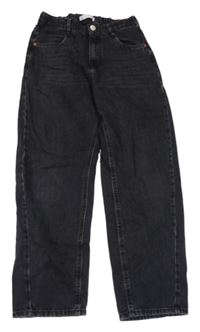 Černé baggy fit rifle ZARA