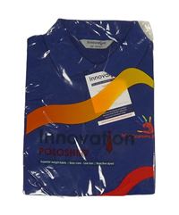 Tmavomodré polo tričko s logom zn. Innovation