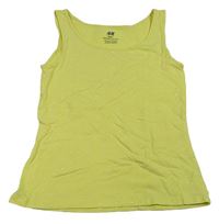 Žltý bodkovaná ý top H&M
