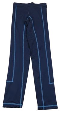 Tmavomodré športové legíny s podkovami TCM