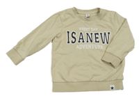 Béžová mikina s nápisom Topomini