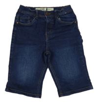 Tmavomodré rifľové skinny kraťasy Denim Co.
