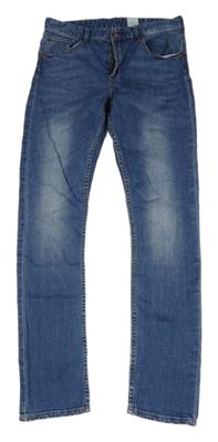 Modré skinny fit rifle H&M