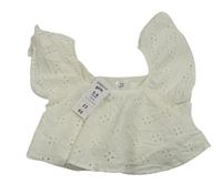 Bílý madeirový crop top Pep&Co