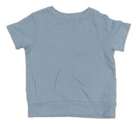 Světlemodré teplákové tričko Next