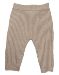 Svetloružové rebrované úpletové tepláky George