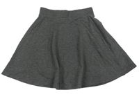 Tmavosivá kolová sukňa Next