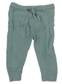 Zelené vzorované pletené tepláky Next