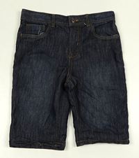 Tmavomodré rifľové kraťasy Denim Co.