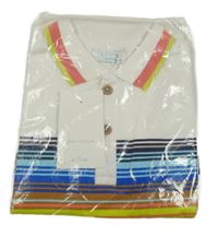 Nové - Bielo-farebné polo tričko Dunnes