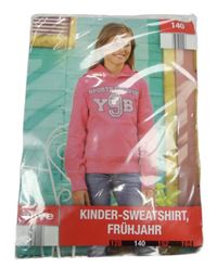 Nové - Růžová mikina s číslem a kapucí Alive