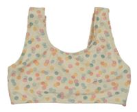Smetanovo-barevná puntíkatá plavková lambáda H&M