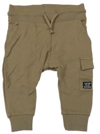 Khaki cargo tepláky Next