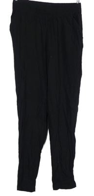Dámské černé volné kalhoty H&M