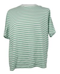 Dámské zeleno-bílé pruhované tričko M&S