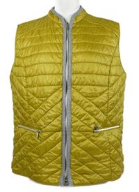 Dámska citrónová prešívaná lehce zateplená vesta Gerry Weber