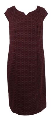 Dámské červeno-černé kostkované šaty Bonprix 