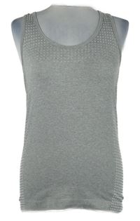 Dámský šedý tečkovaný sportovní top Workout 