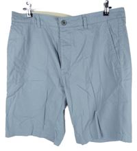 Pánské světlemodré plátěné kraťasy H&M vel. 34