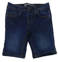 Tmavomodré rifľové skinny kraťasy Denim Co.