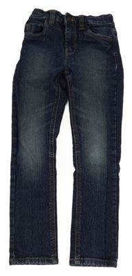 Tmavomodré slim rifle Next