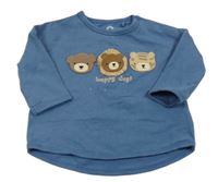 Tmavomodré tričko so zvieratkami Next