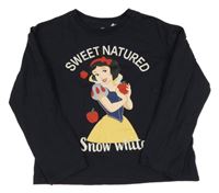 Čierne tričko so Sněhurkou H&M