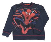 Tmavomodrá mikina so Spidermanem Marvel