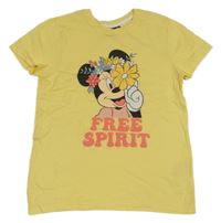 Žlté tričko s Minnie Disney