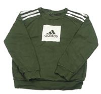 Khaki mikina Adidas